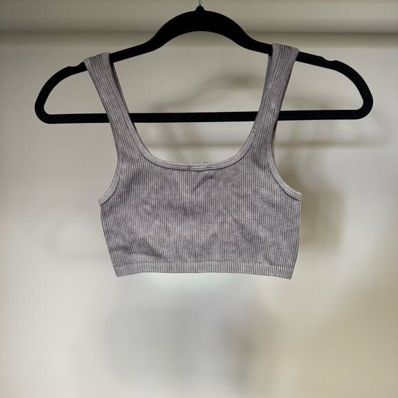 Zara ribbed crop top/bra - Picture 2 of 3